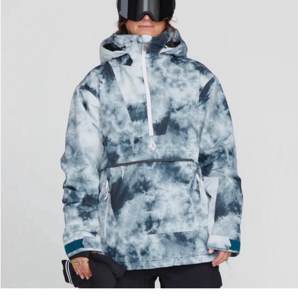 Volcom Women's Black and Gray Snow Jacket